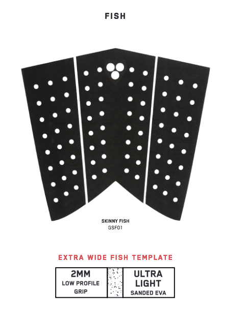 Tailpad| Gorilla Grip - Skinny Series Fish