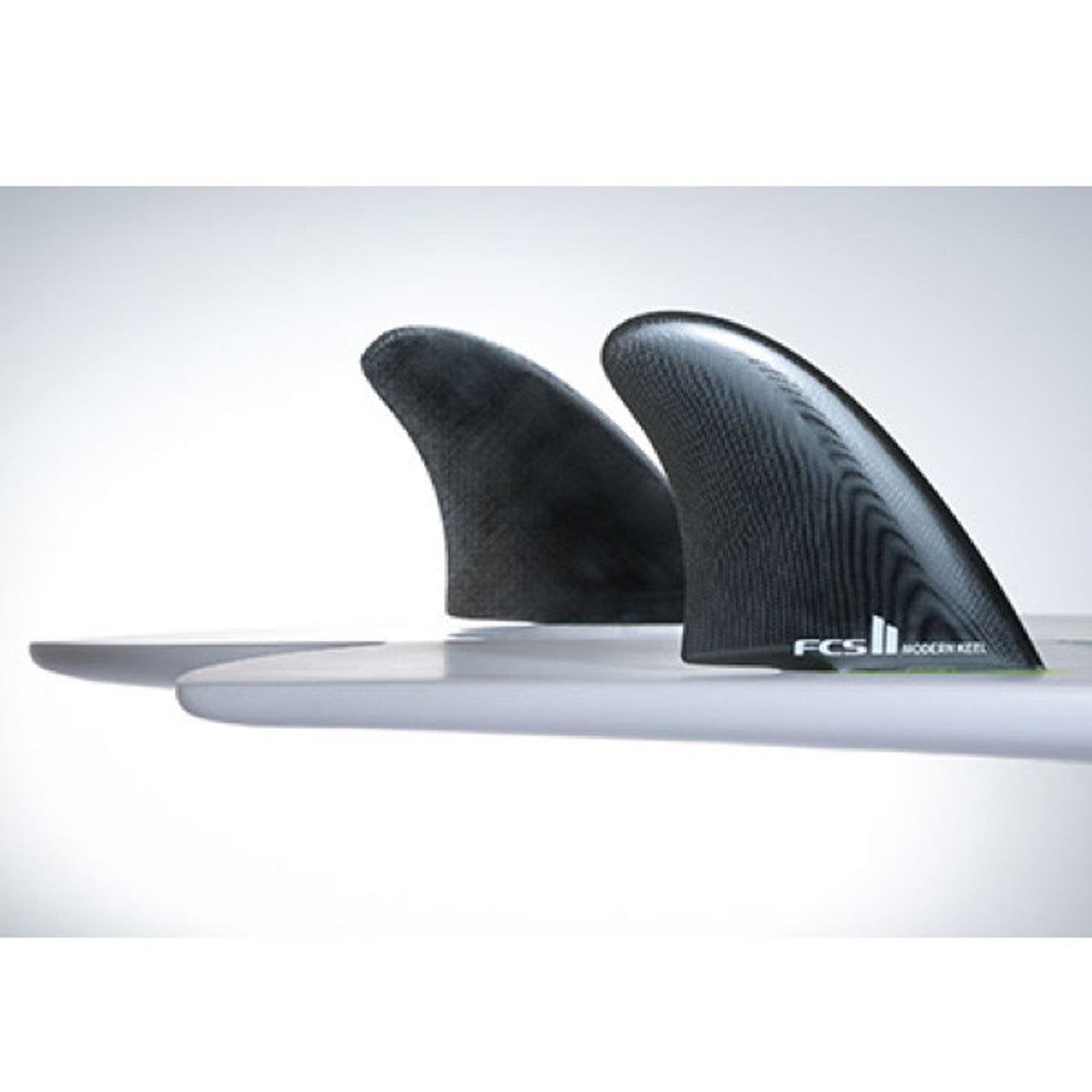 Finnen| FCS II Modern Keel Twin Set AirCore White
