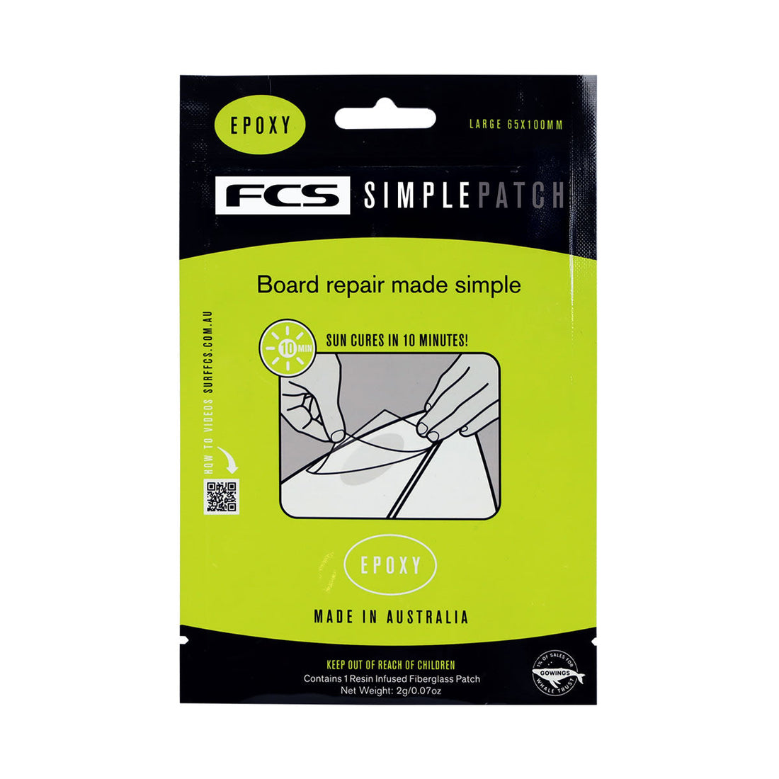FCS SIMPLE PATCH REPAIR PATCH EPOXY (Large)